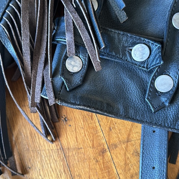 Vintage Open Road Collection Black Leather Jacket, Size Small - Picture 9 of 11